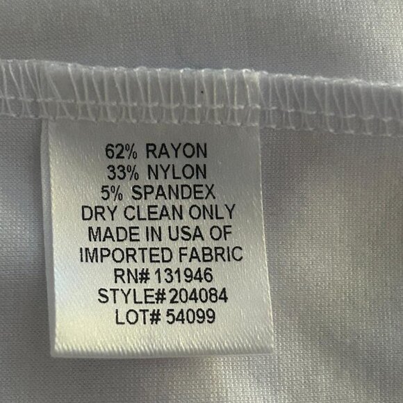 Jude Connally Lucia Ponte Knit Elastic Waistband Straight Pull-On Ankle Pants M - Picture 14 of 14